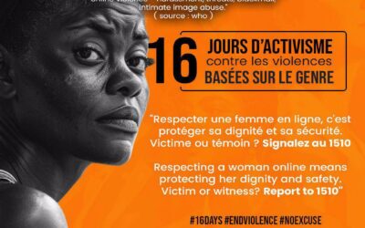16 JOURS D’ACTIVISME CONTRE LES VIOLENCES FAITES AUX FEMMES ET AUX FILLES,
